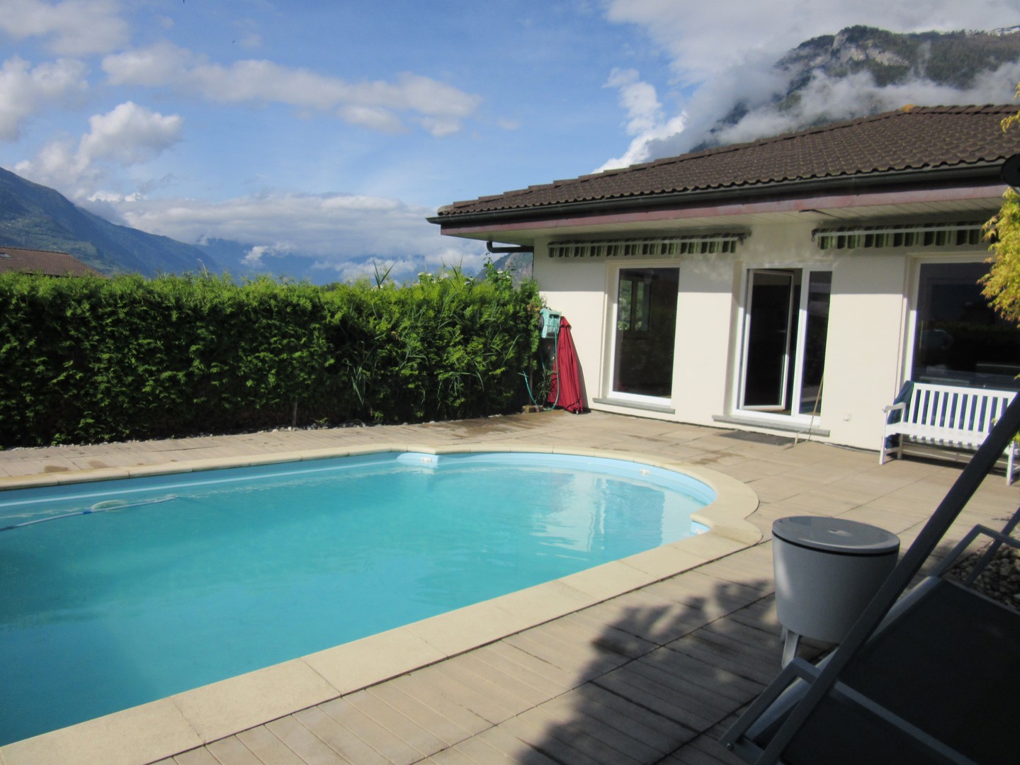 Leytron, villa individuelle avec piscine