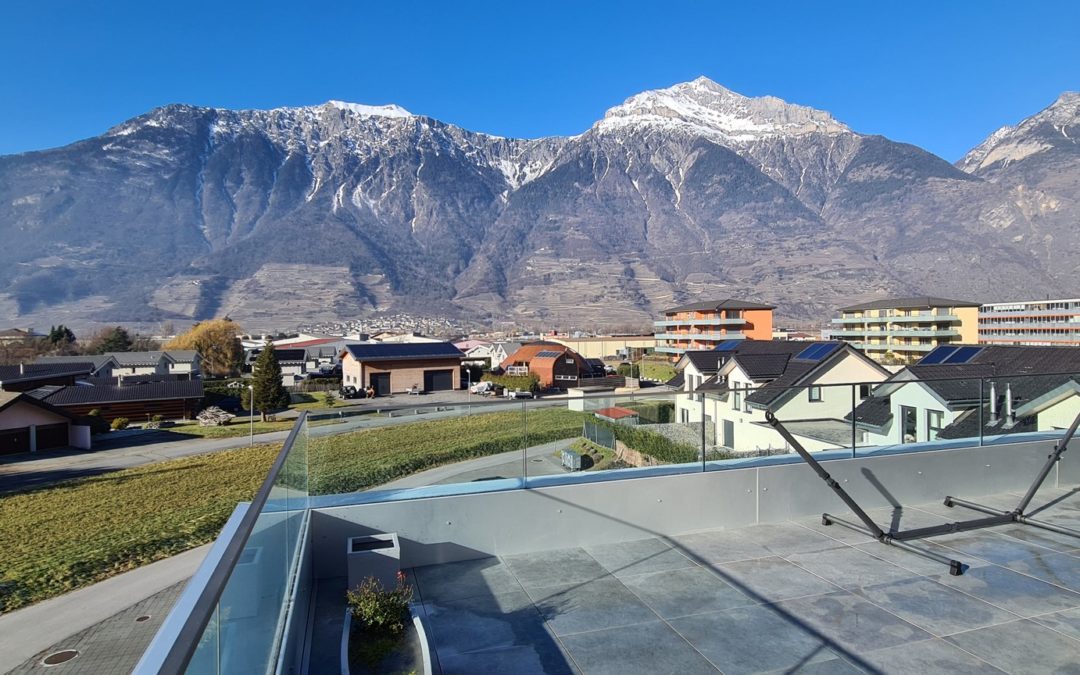 RESERVE – Martigny (Charrat) Superbe Attique Duplex